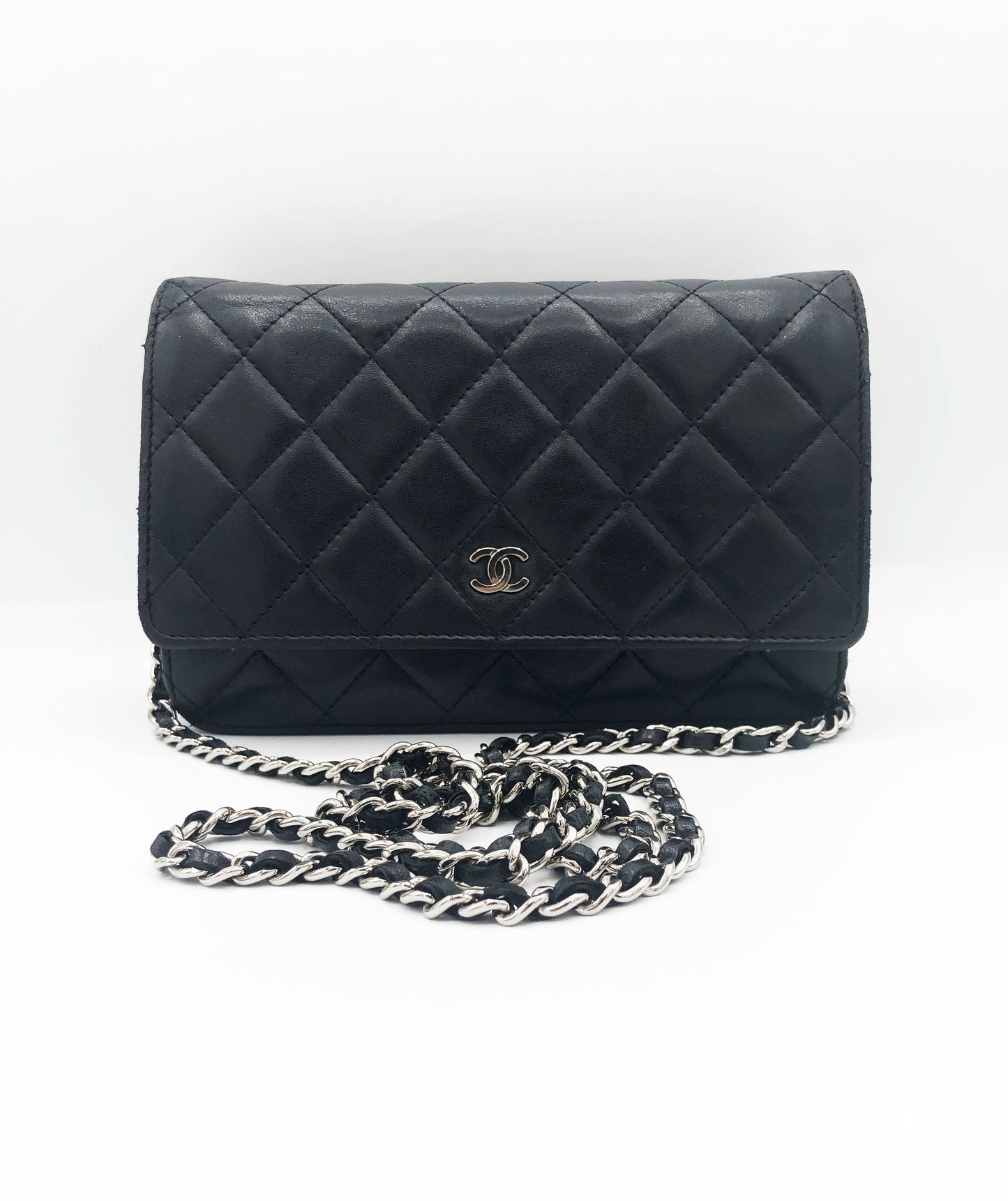 SAC CHANEL BANDOULIERE WALLET ON CHAIN ( WOC ) AGNEAU NOIR