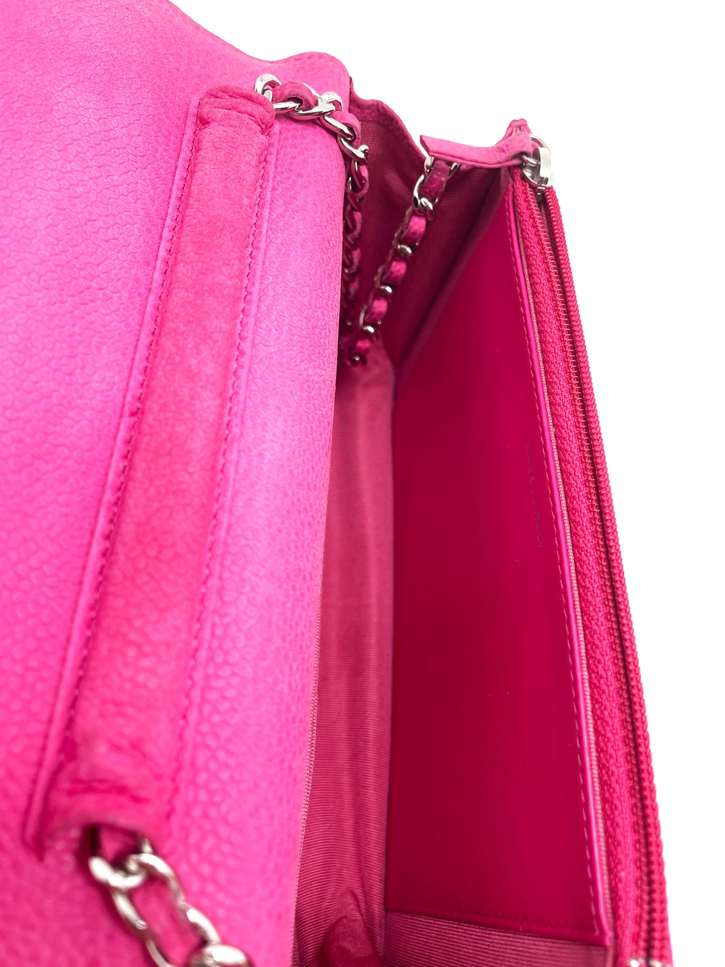 Sac à main Wallet on Chain Chanel Cuir Caviar Rose - Soline