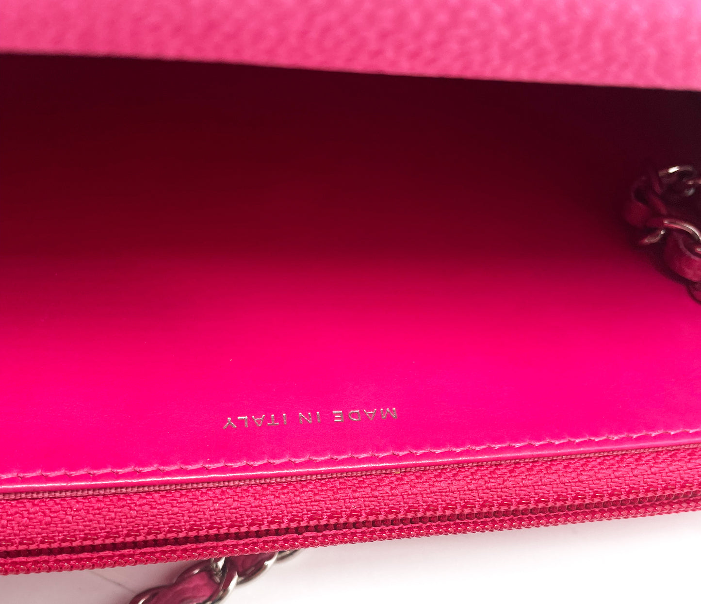 Sac à main Wallet on Chain Chanel Cuir Caviar Rose - Soline