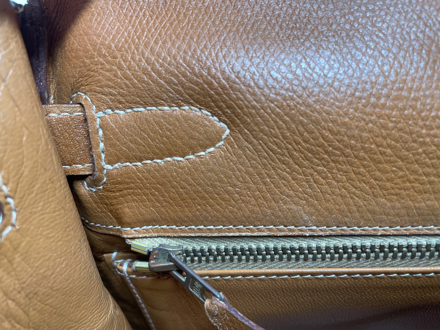 Sac Hermès Kelly 32 cm en  cuir courchevel gold - Soline