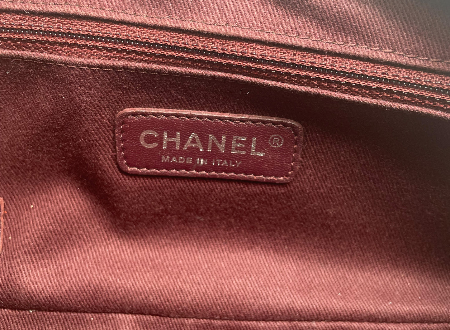 Super Sac Chanel Timeless en cuir d'agneau bleu - Soline