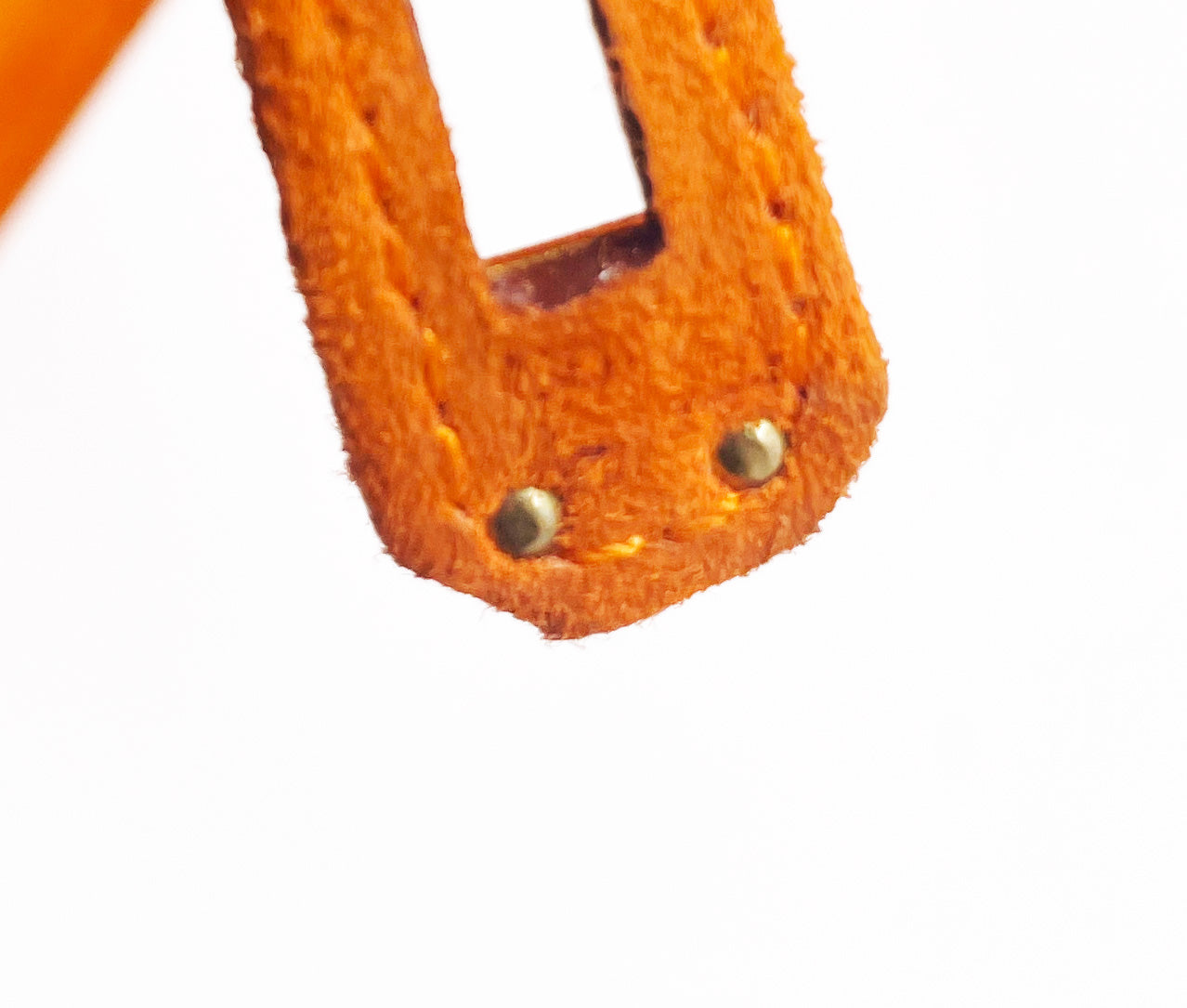 Sac à main Hermès Kelly 25 cm en veau Doblis Orange H - Soline