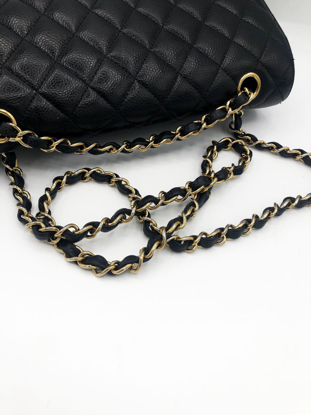 SAC CHANEL CLASSIQUE 11.12 CAVIAR NOIR