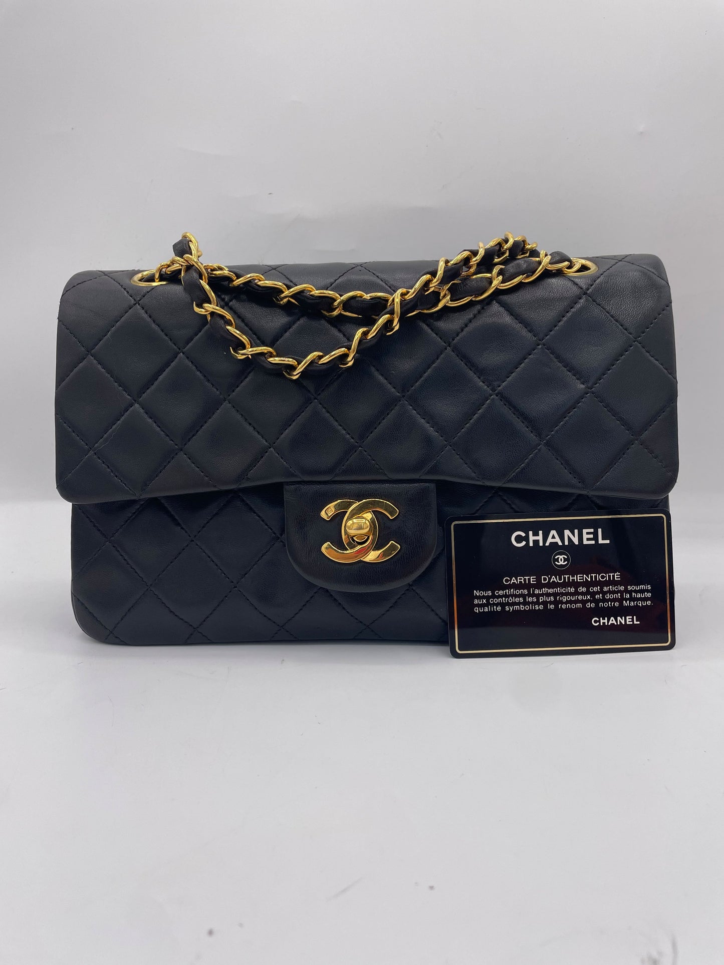 Petit Sac Chanel femme Classique / Timeless noir 11.12 24K - Soline