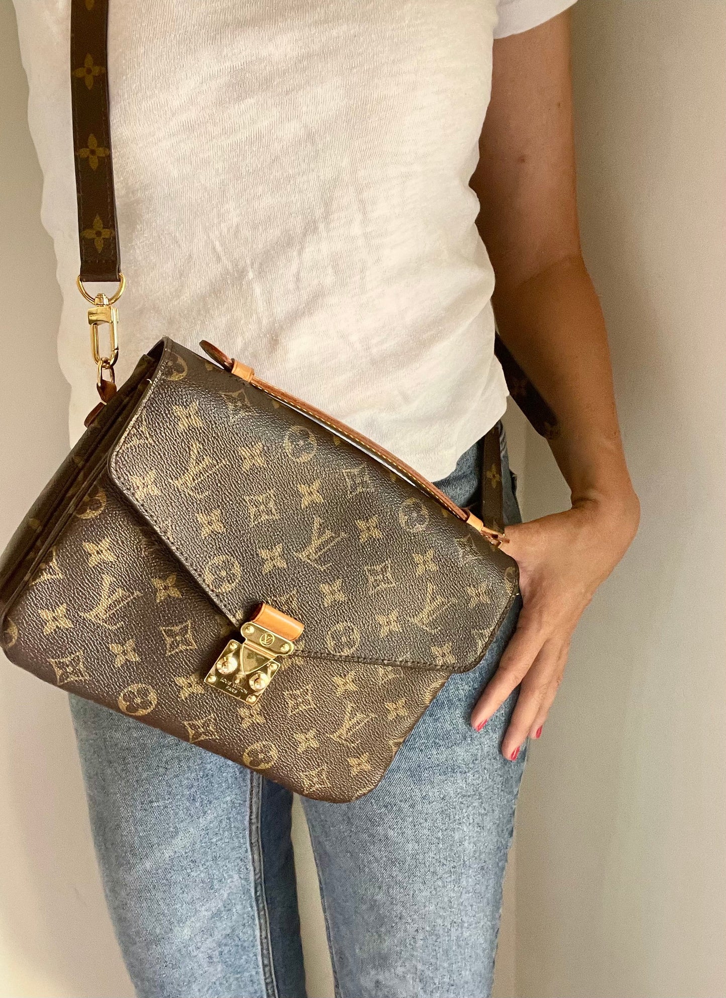 Sac à bandoulière Louis Vuitton Pochette Métis en toile monogram - Soline