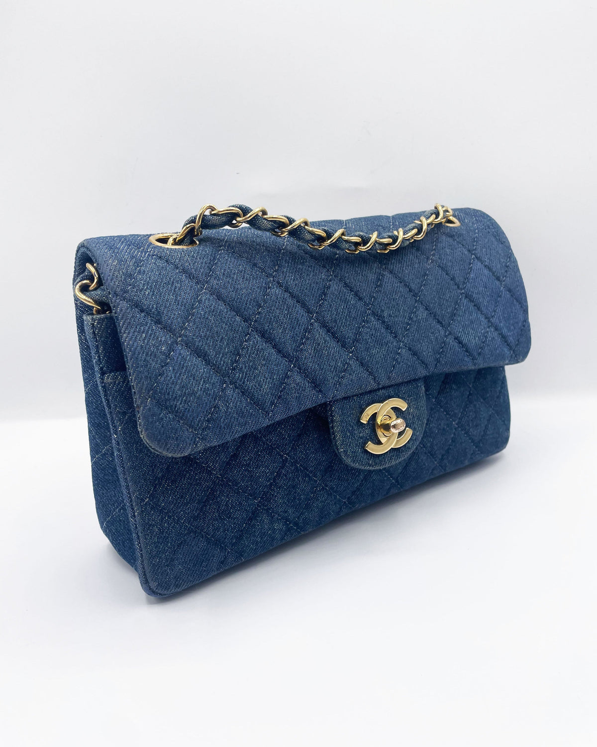 Sac Chanel Femme en Denim Timeless / Classique - Soline