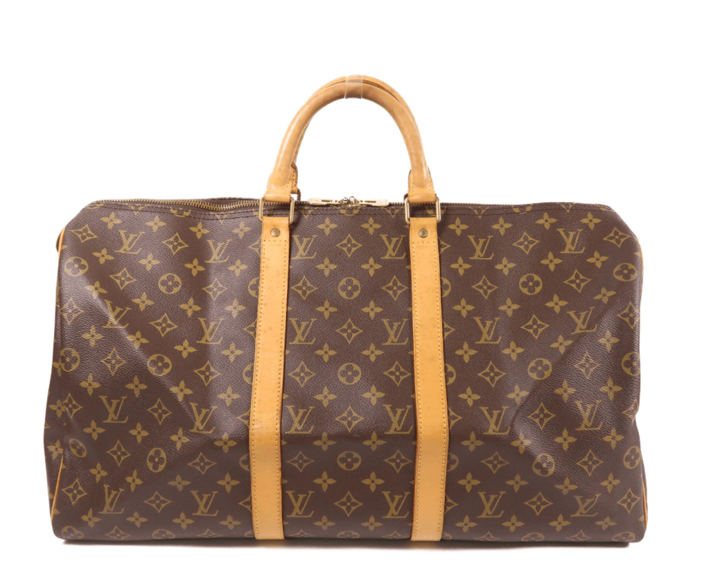 Sac Louis vuitton Keepal 50 cm toile monogram - Soline