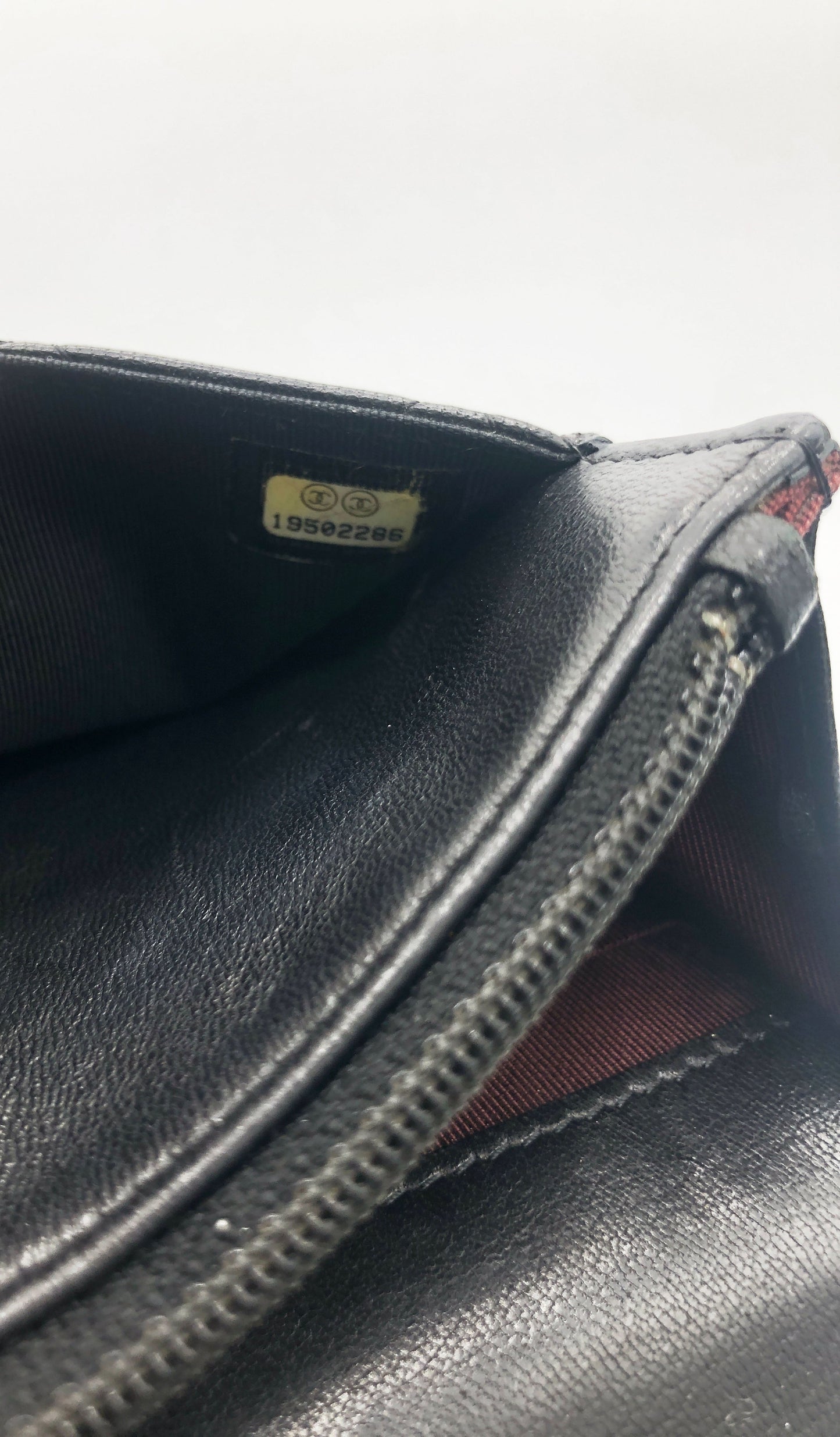 Sac Pochette Wallet on Chain (WOC) – Cuir d’agneau noir - Soline