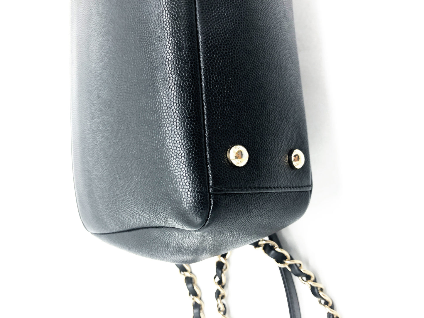 Chanel black Business Affinity bag full caviar leather - Soline