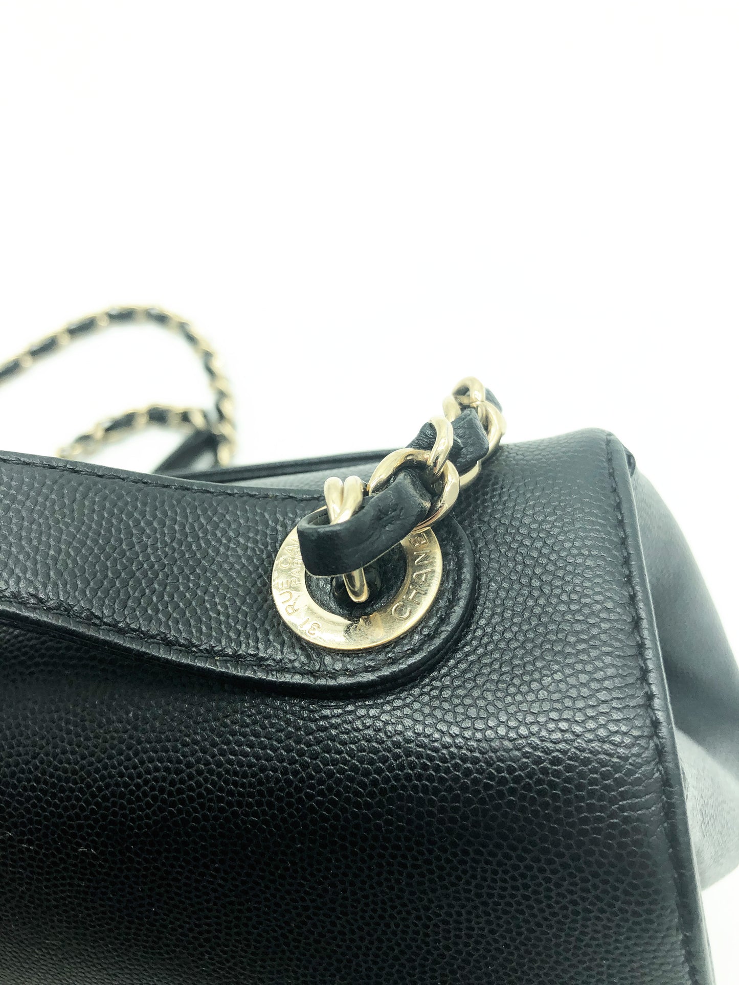 Chanel black Business Affinity bag full caviar leather - Soline