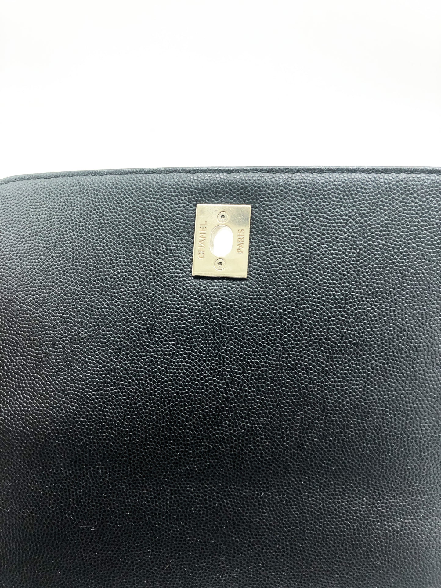 Chanel black Business Affinity bag full caviar leather - Soline
