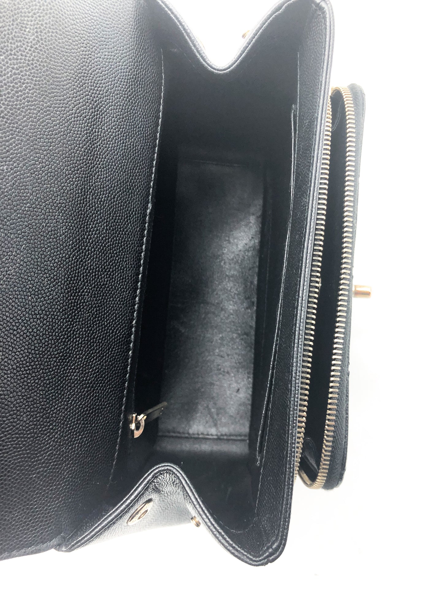 Chanel black Business Affinity bag full caviar leather - Soline