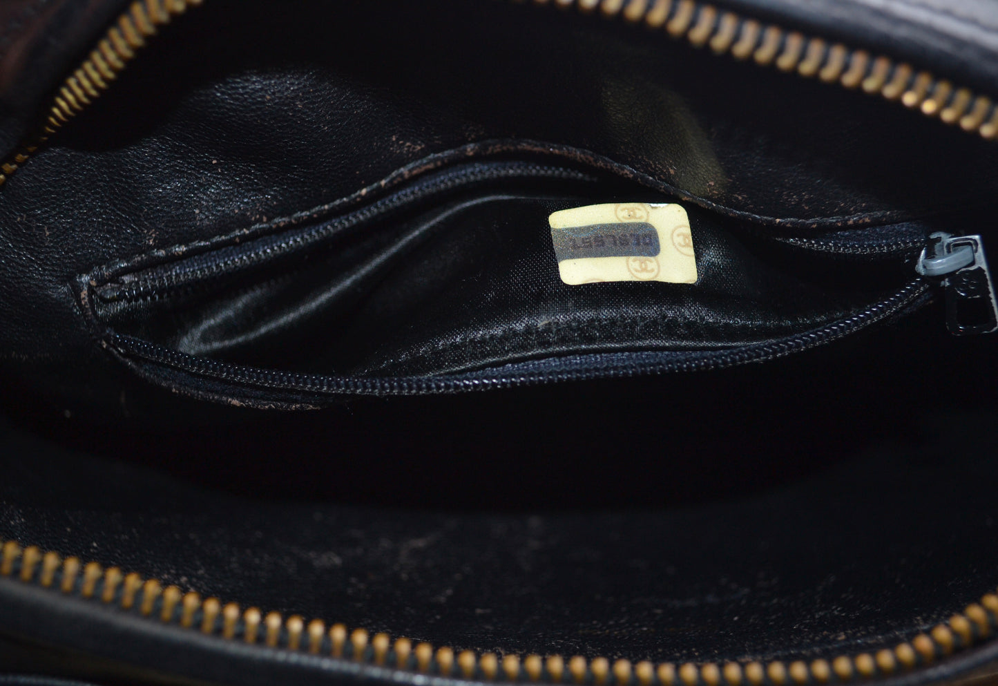 Sac Chanel Camera Noir vintage - Soline