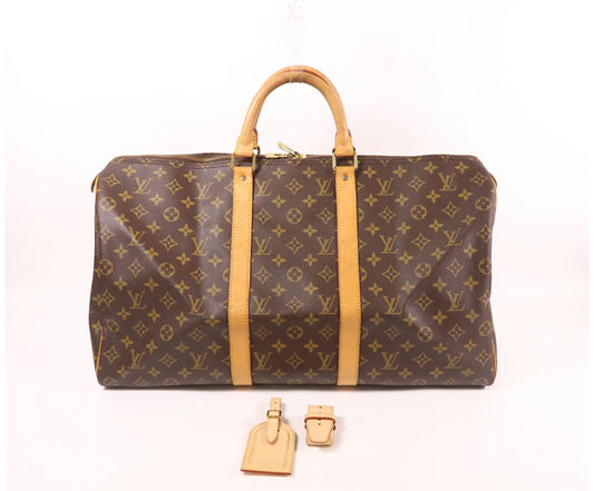 Sac Louis vuitton Keepal 50 cm toile monogram