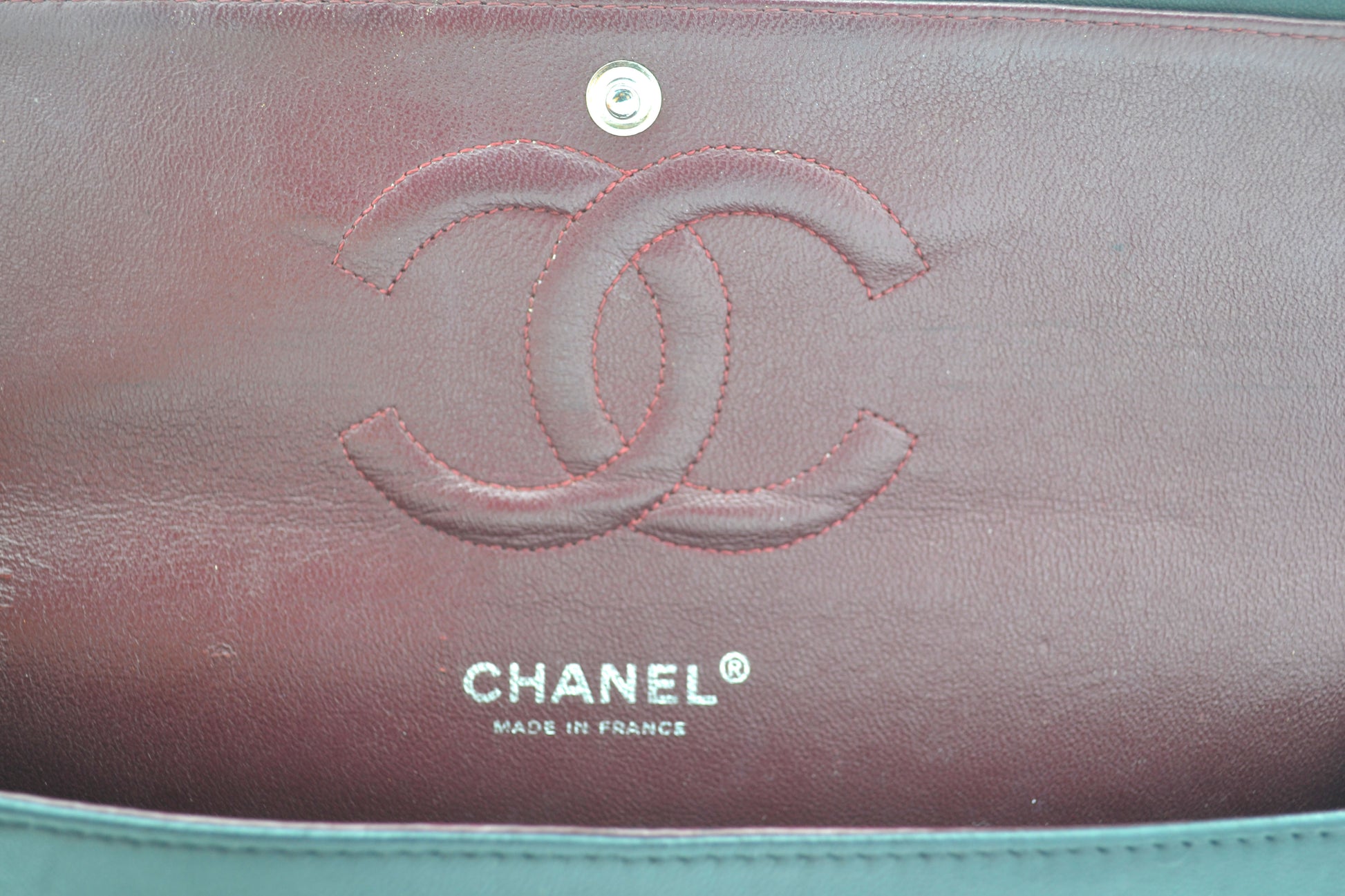 Sac Chanel noir et argente