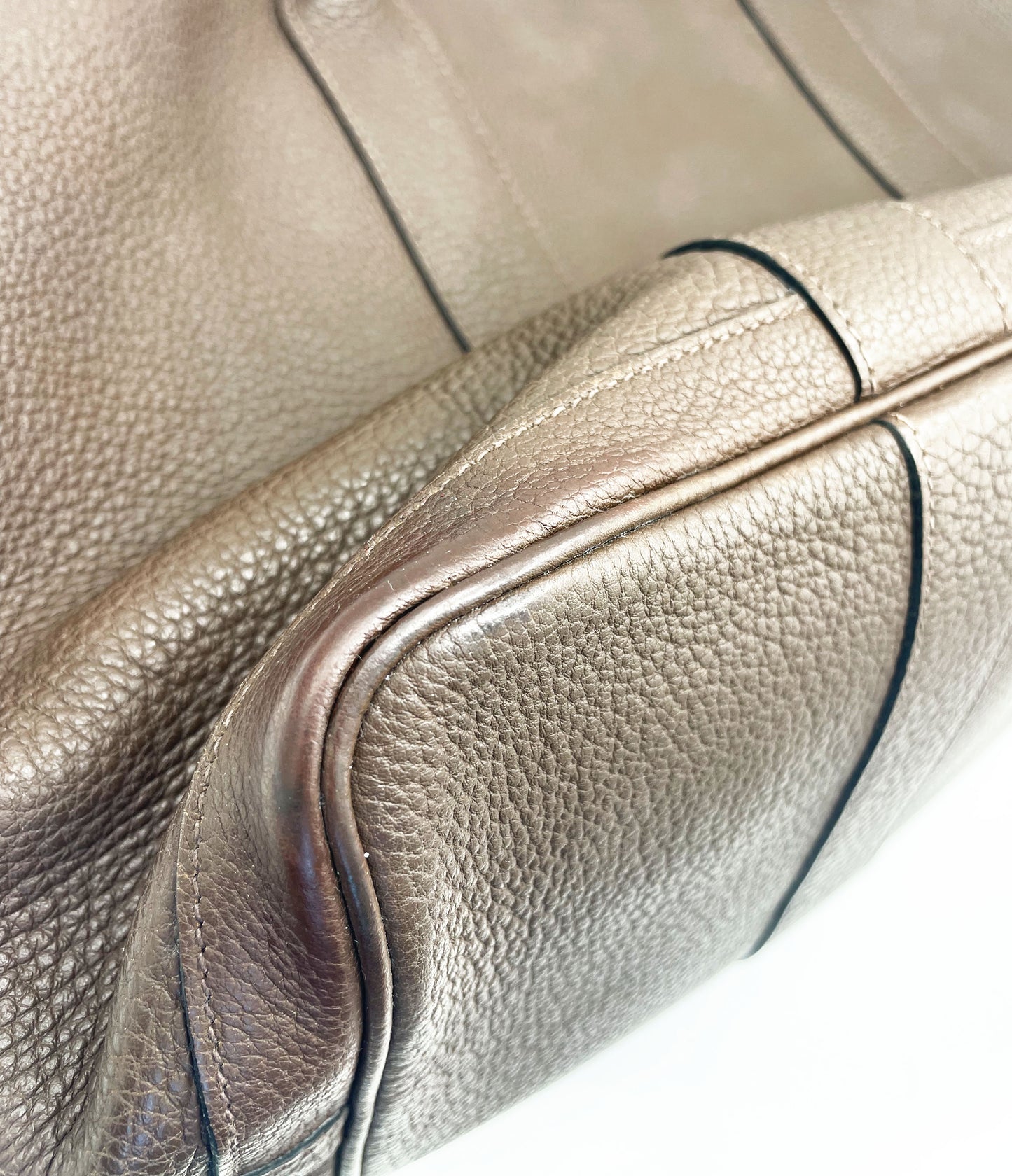 Sac à main Hermès Garden Party 36 Negonda marron