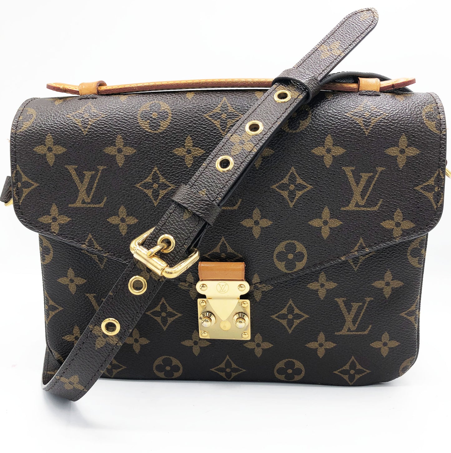 Sac à bandoulière Louis Vuitton Pochette Métis en toile monogramme