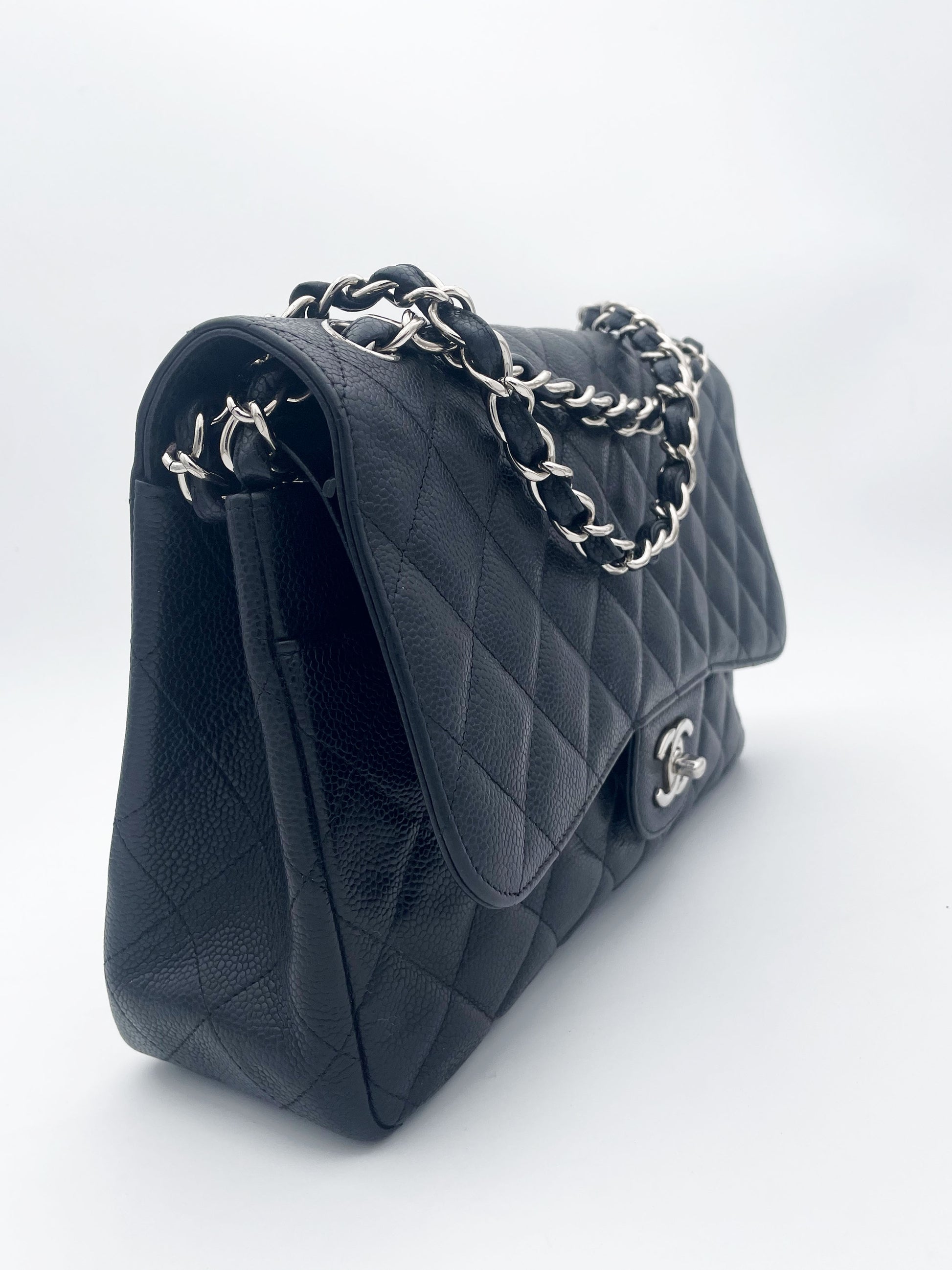 Grand Sac Chanel double rabat noir