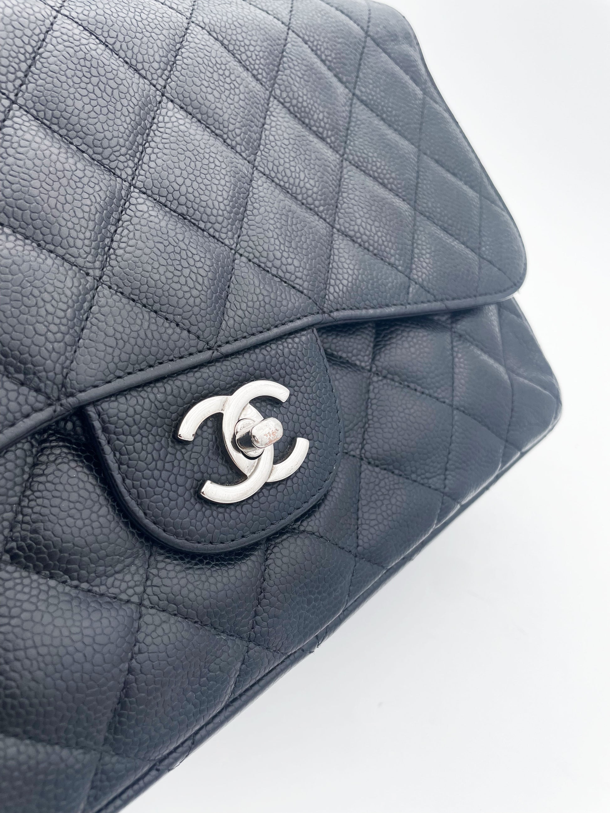 Grand Sac Chanel double rabat noir