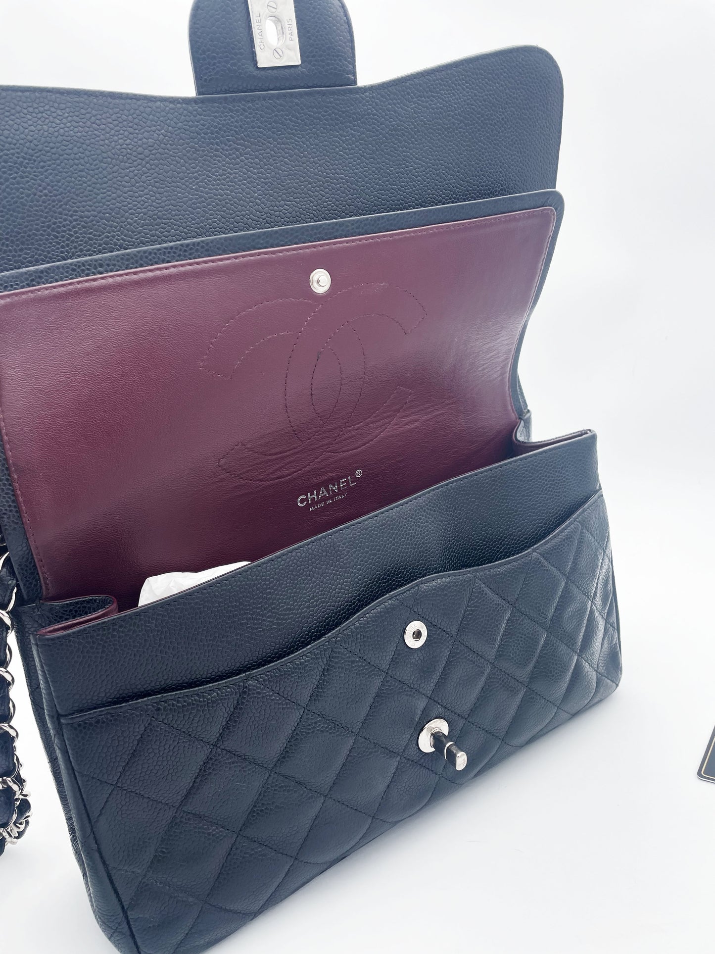 Grand Sac Chanel double rabat noir