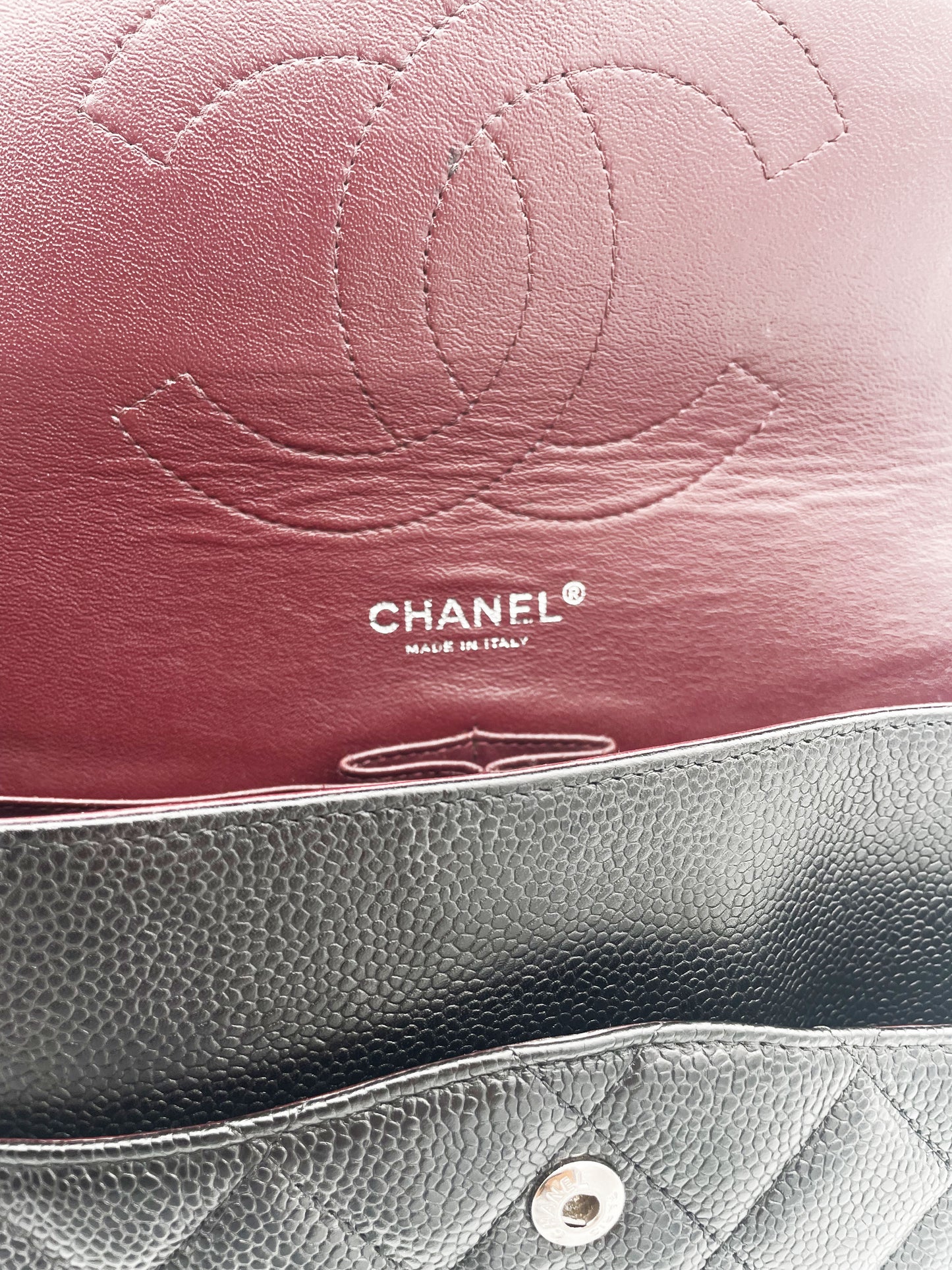 Grand Sac Chanel double rabat noir