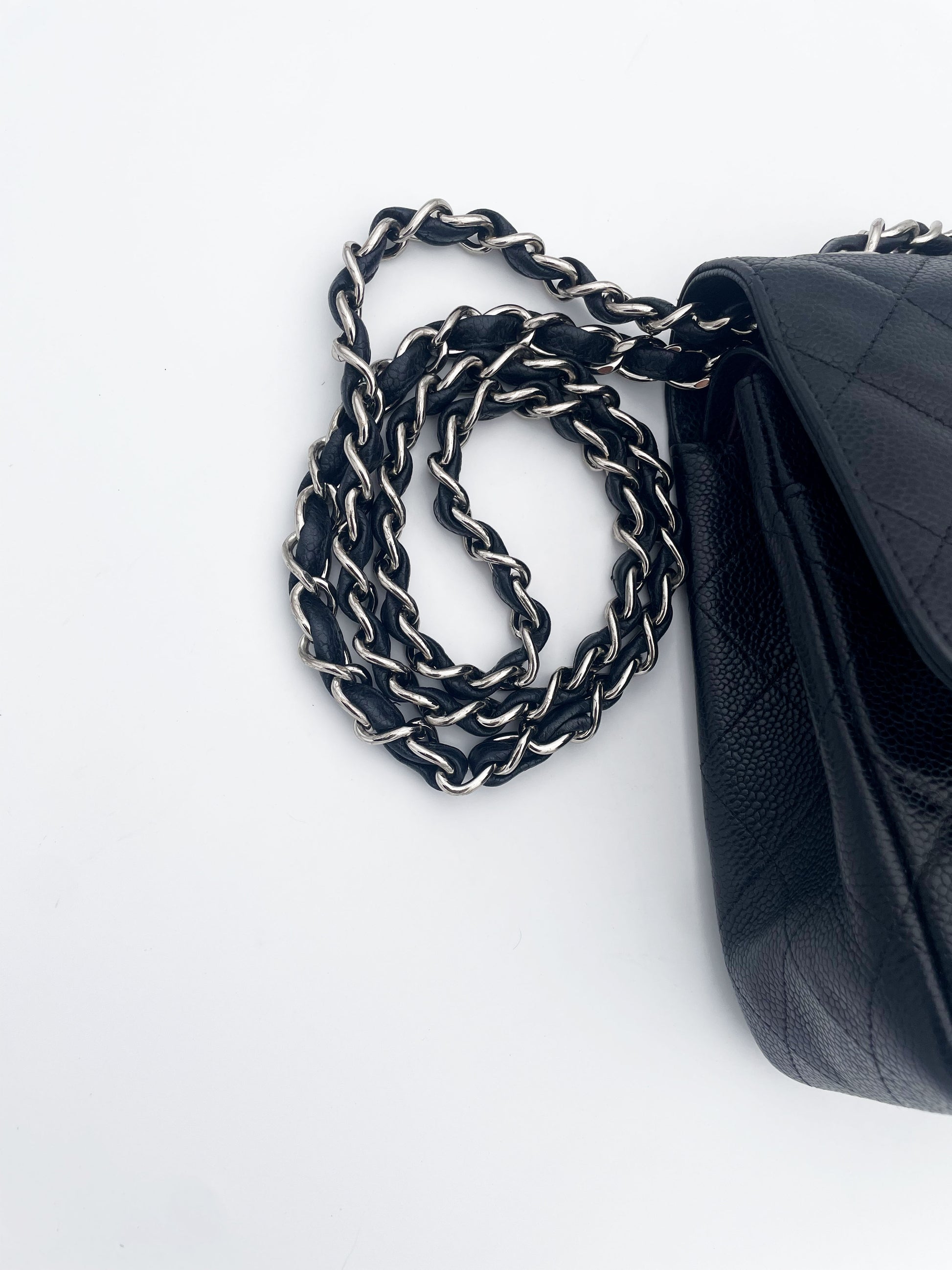 Grand Sac Chanel double rabat noir