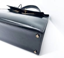 Load image into Gallery viewer, Sac à Main Hermès Kelly 28 en Cuir box noir sellier
