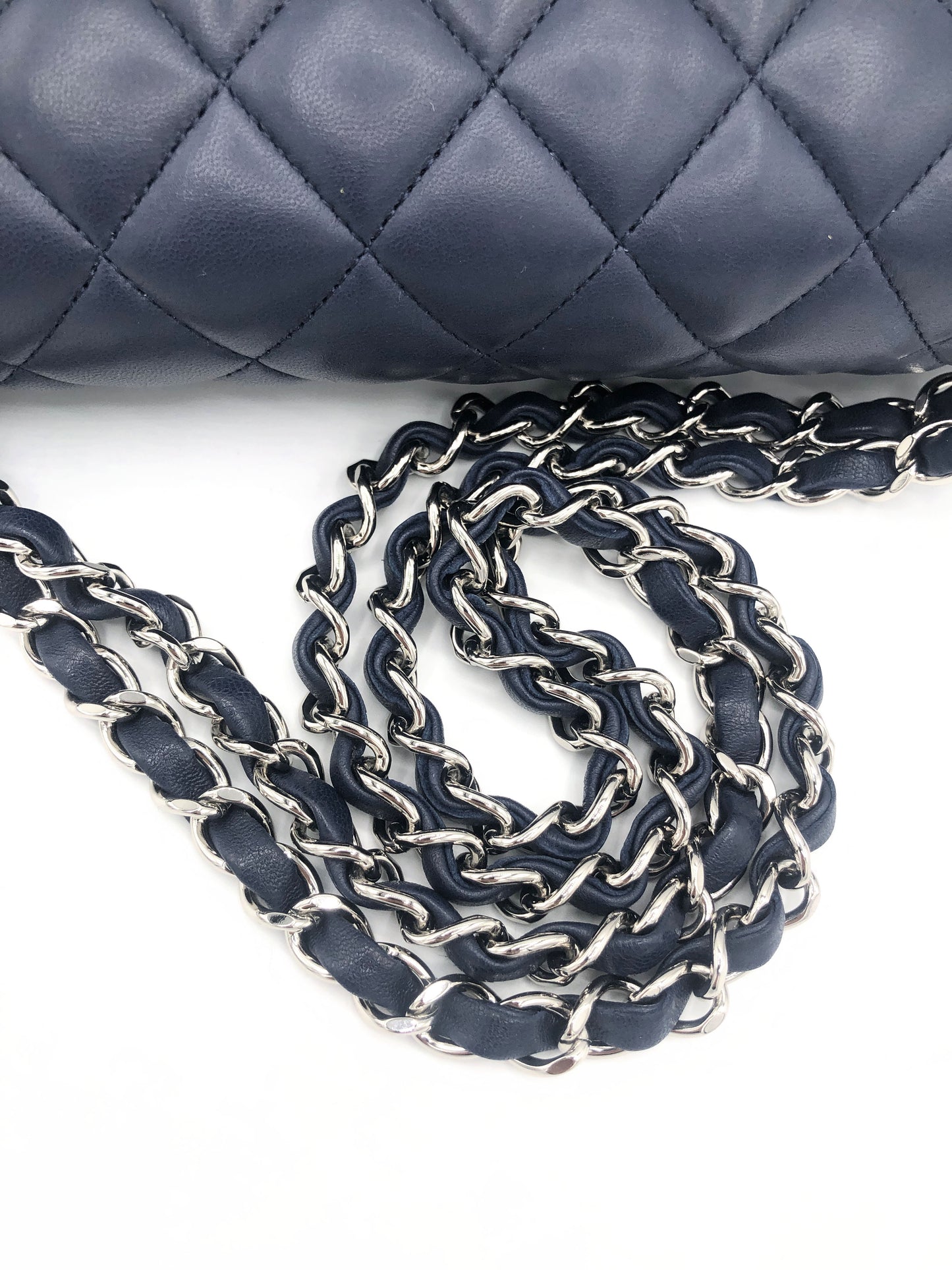 chanel metal argenté