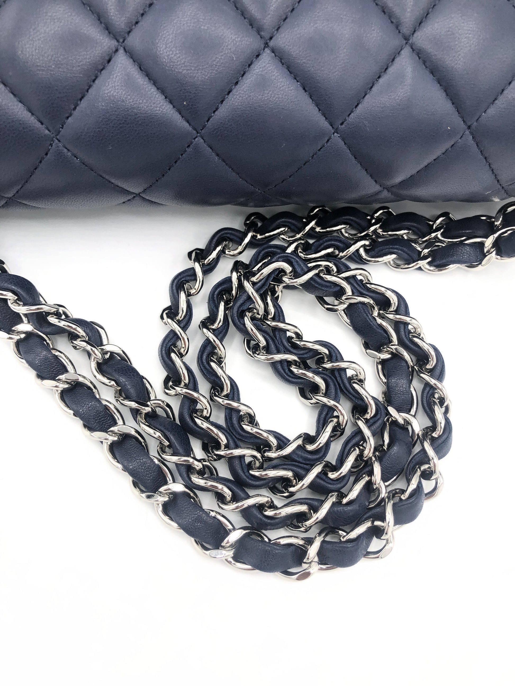 chanel metal argenté