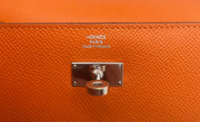 Load image into Gallery viewer, Hermès PORTEFEUILLE Kelly Orange Epsom

