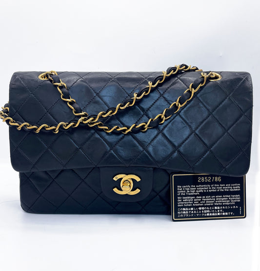 Sac Chanel timeless / classique 11.12 agneau noir medium