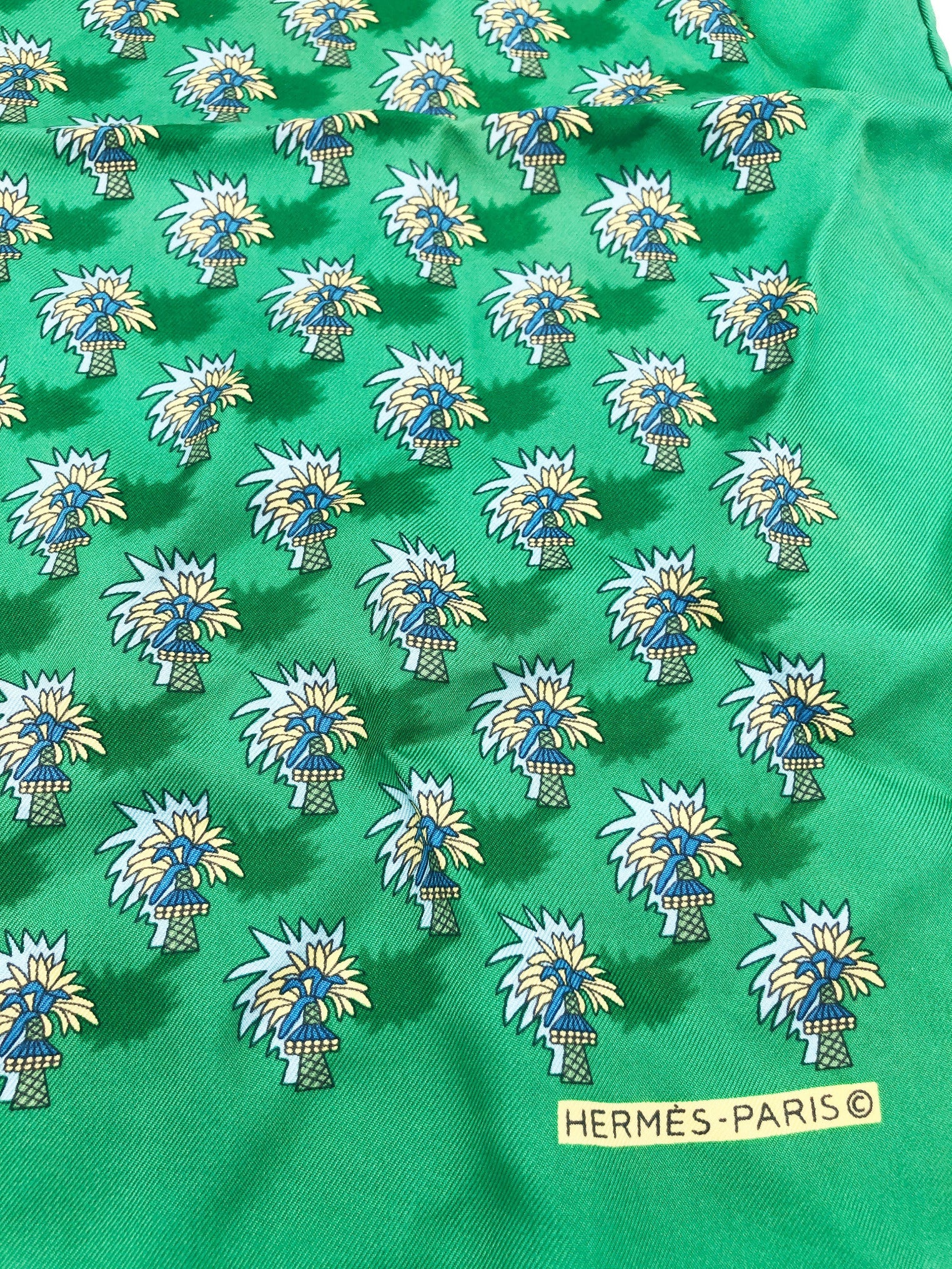 GRAVOCHE FOULARD HERMES - Soline