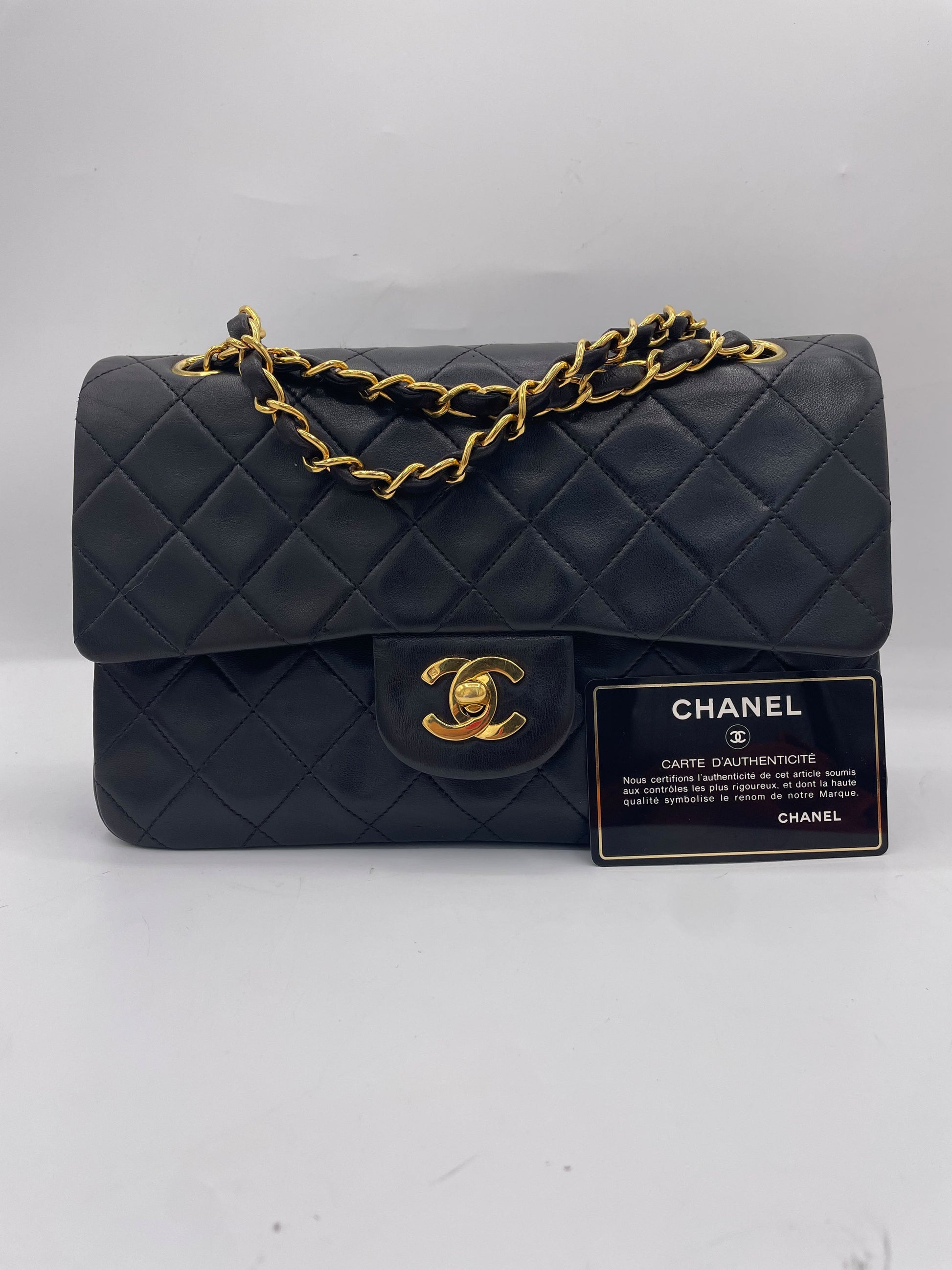 Petit Sac Chanel femme Classique / Timeless noir 11.12 24K - Soline