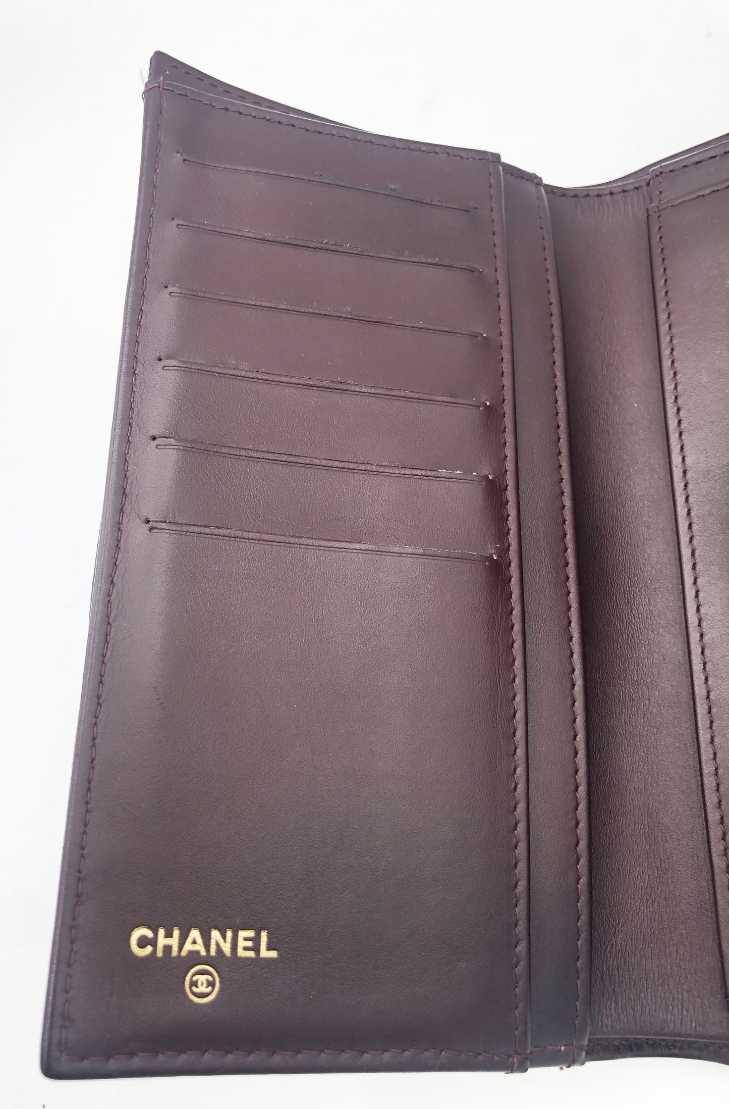 PORTEFEUILLE A RABAT CAVIAR NOIR - Soline