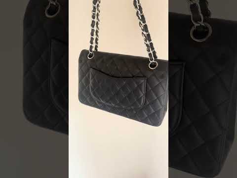 Sac classique noir et métal argenté - Soline