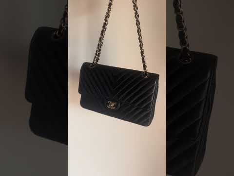 Sac Chanel chevron noir