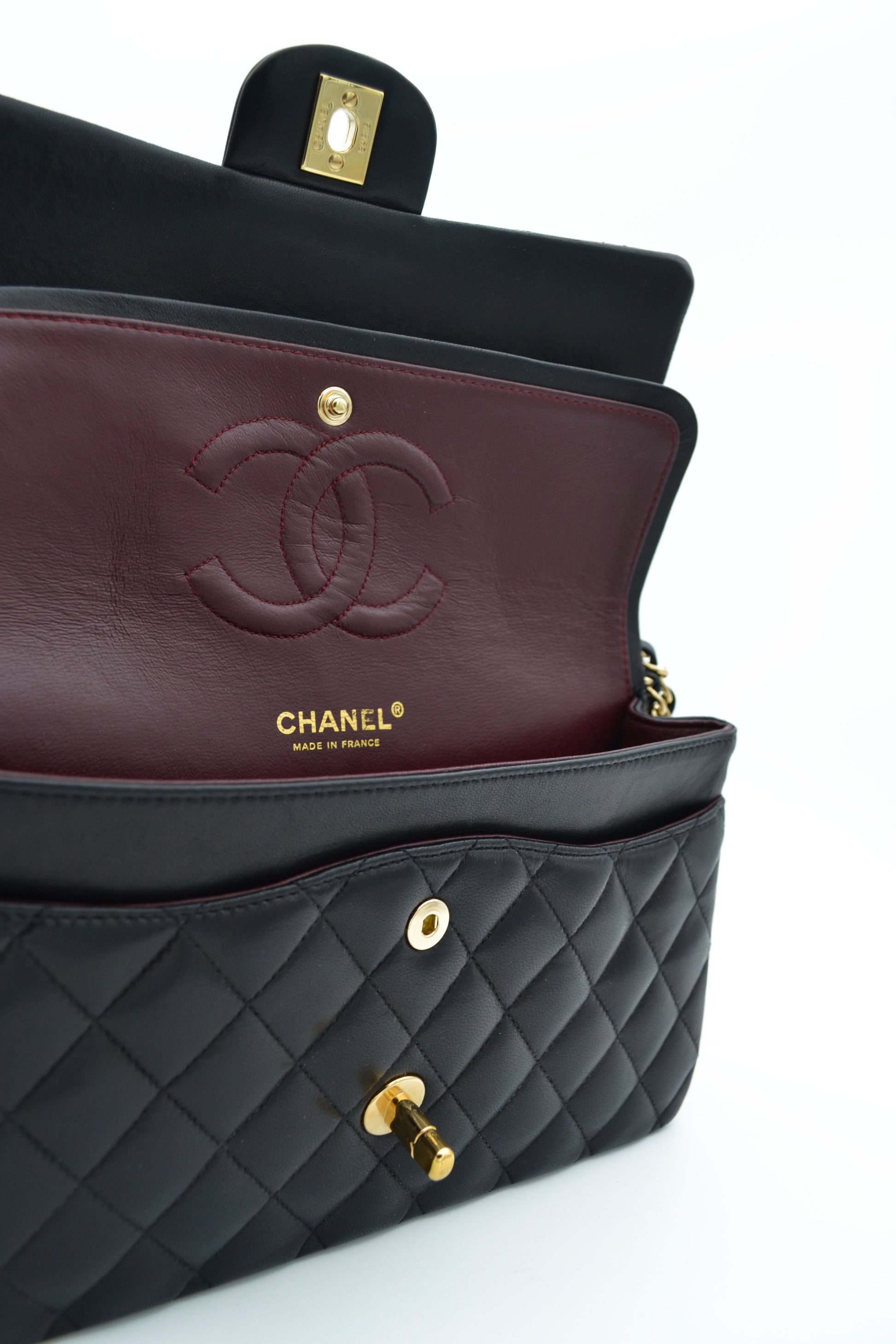 Sac à main Classique Chanel Vintage noir femme - Soline