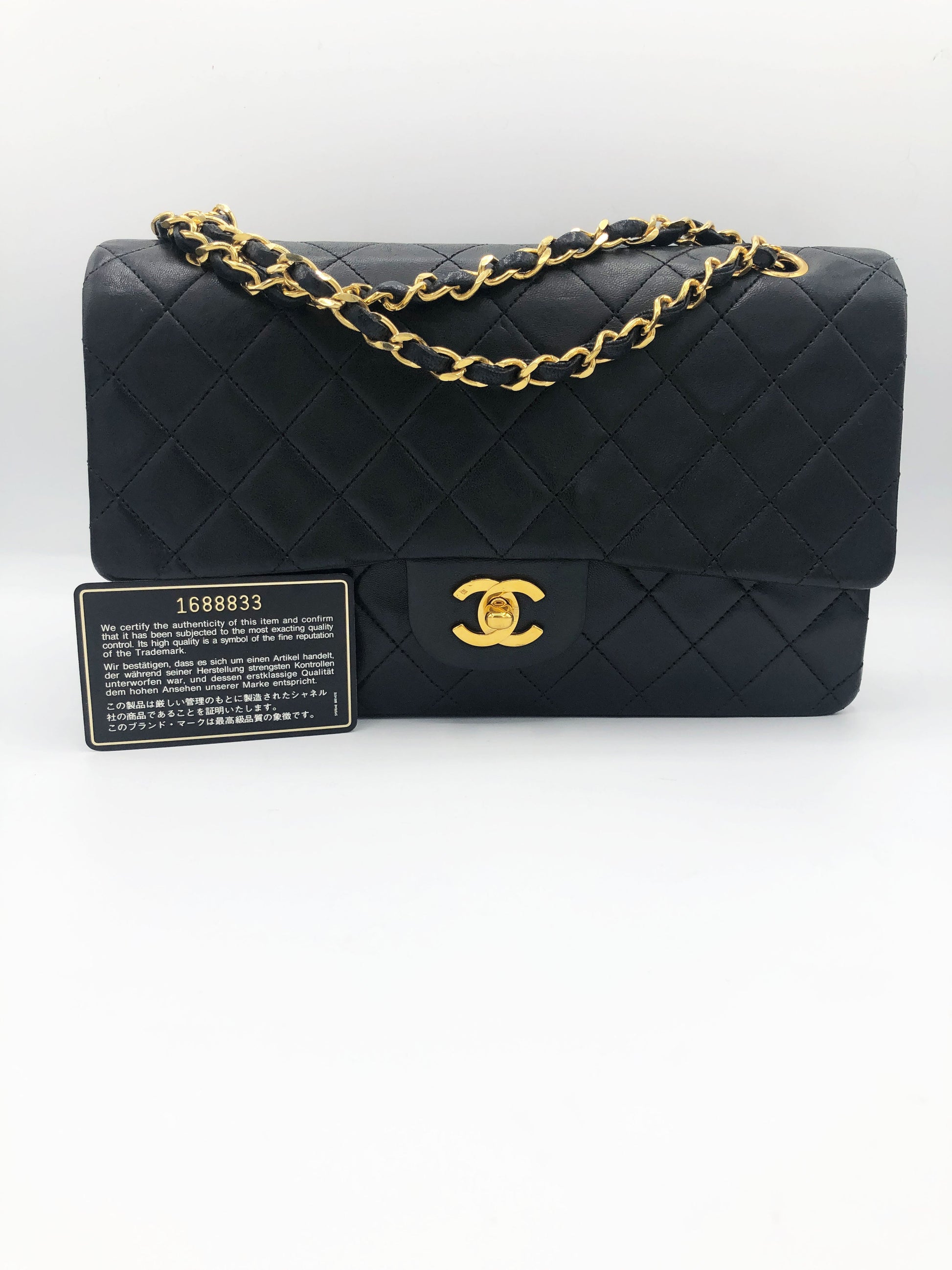 Sac à main Classique Chanel Vintage noir femme - Soline