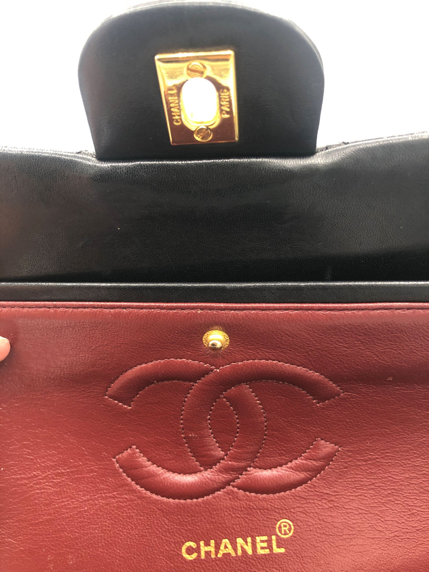 Sac à main Classique Chanel Vintage noir femme - Soline