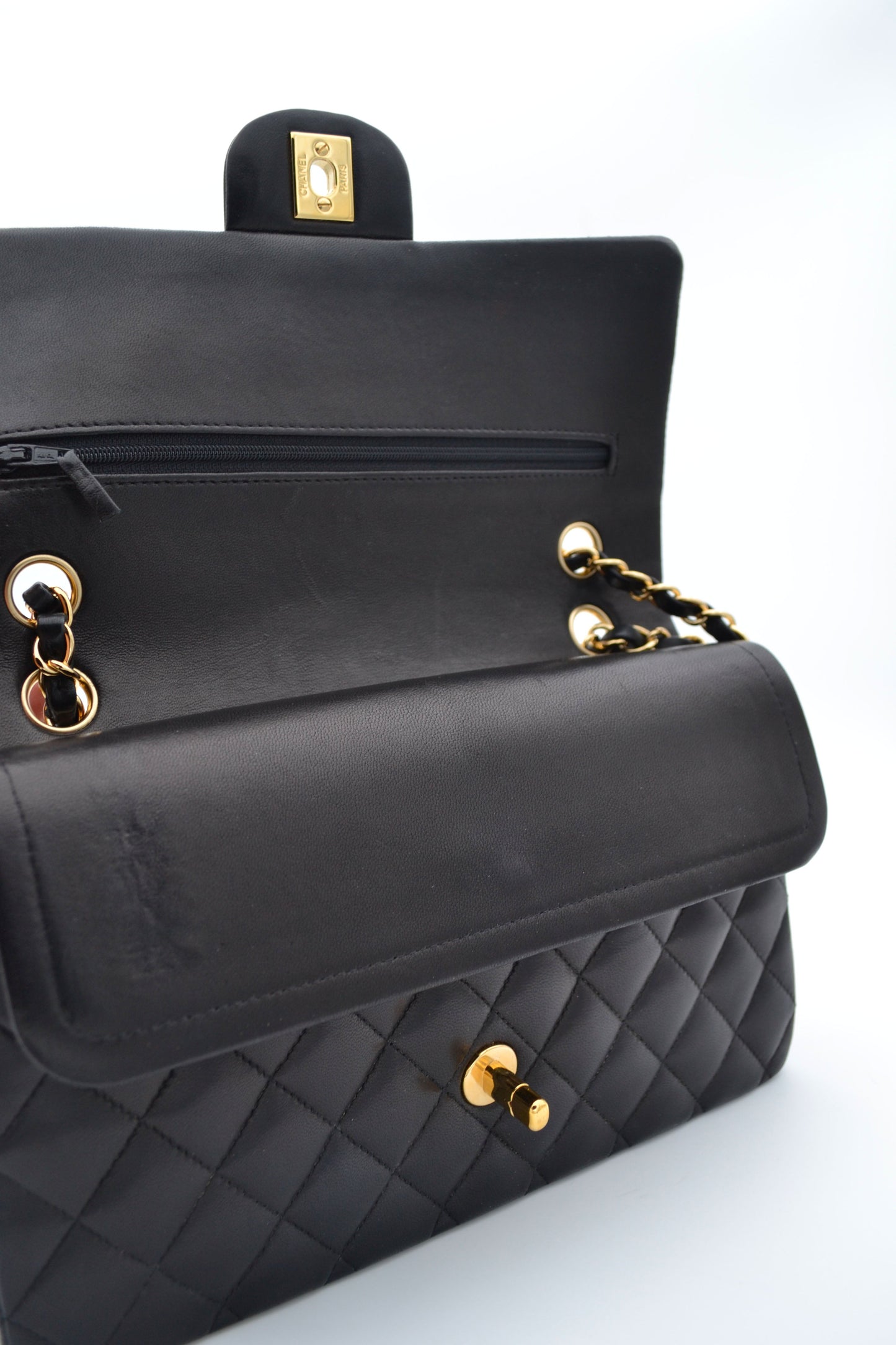 Sac à main Classique Chanel Vintage noir femme - Soline