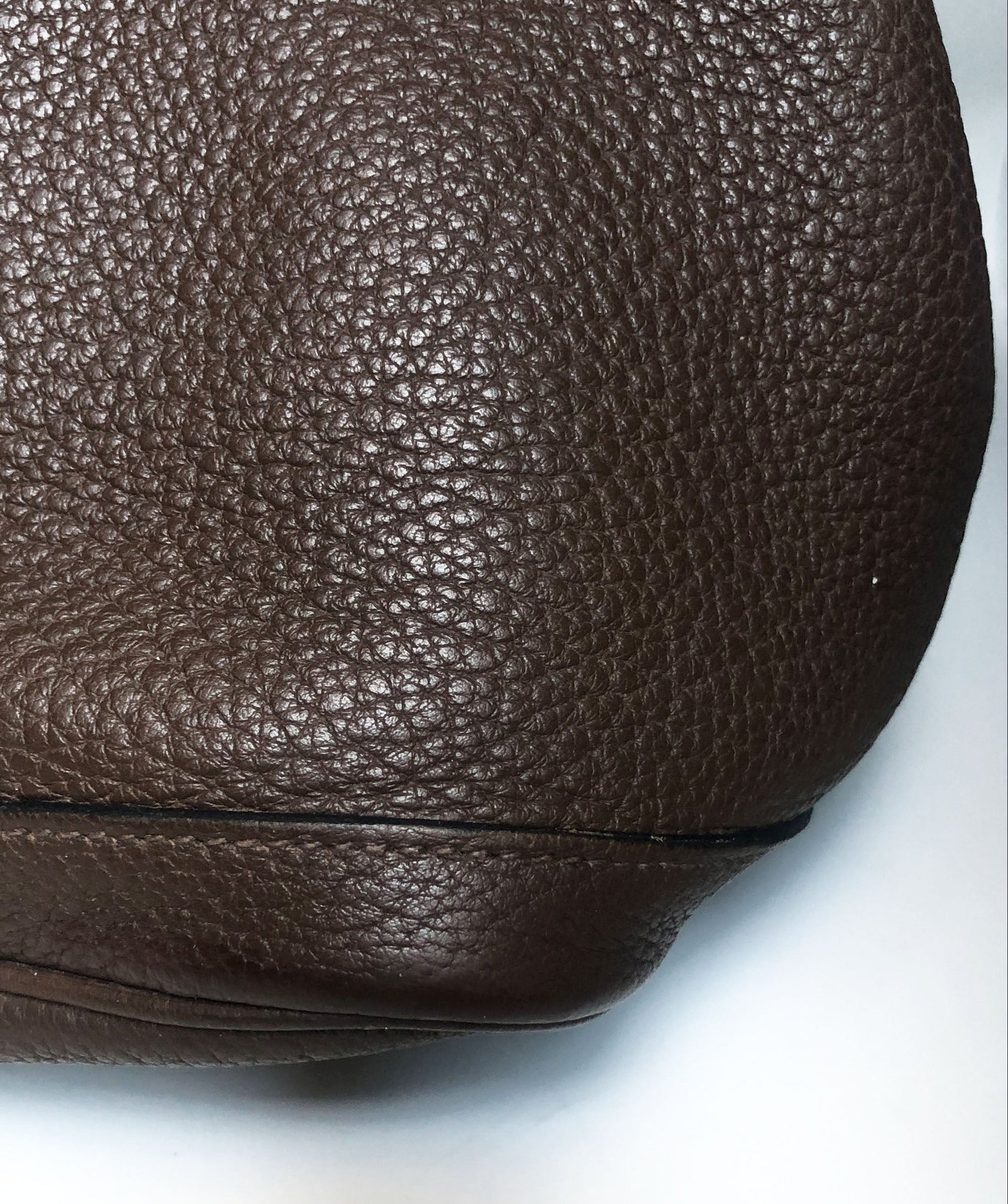 Sac à main Hermès Garden Party 36 Negonda marron - Soline