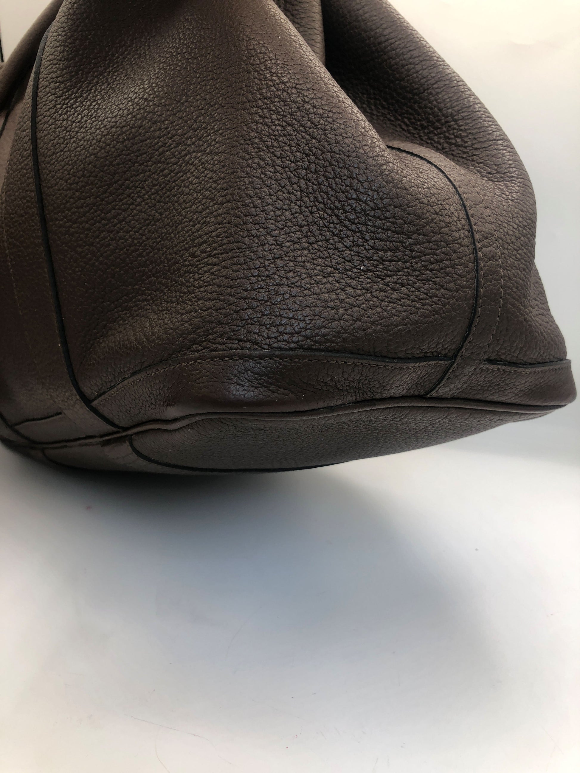 Sac à main Hermès Garden Party 36 Negonda marron - Soline