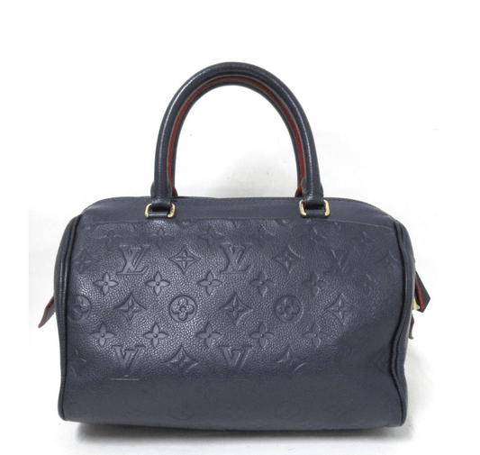 Sac bandouliere Louis vuitton Speedy 25 en cuir monogram empreinte bleu - Soline