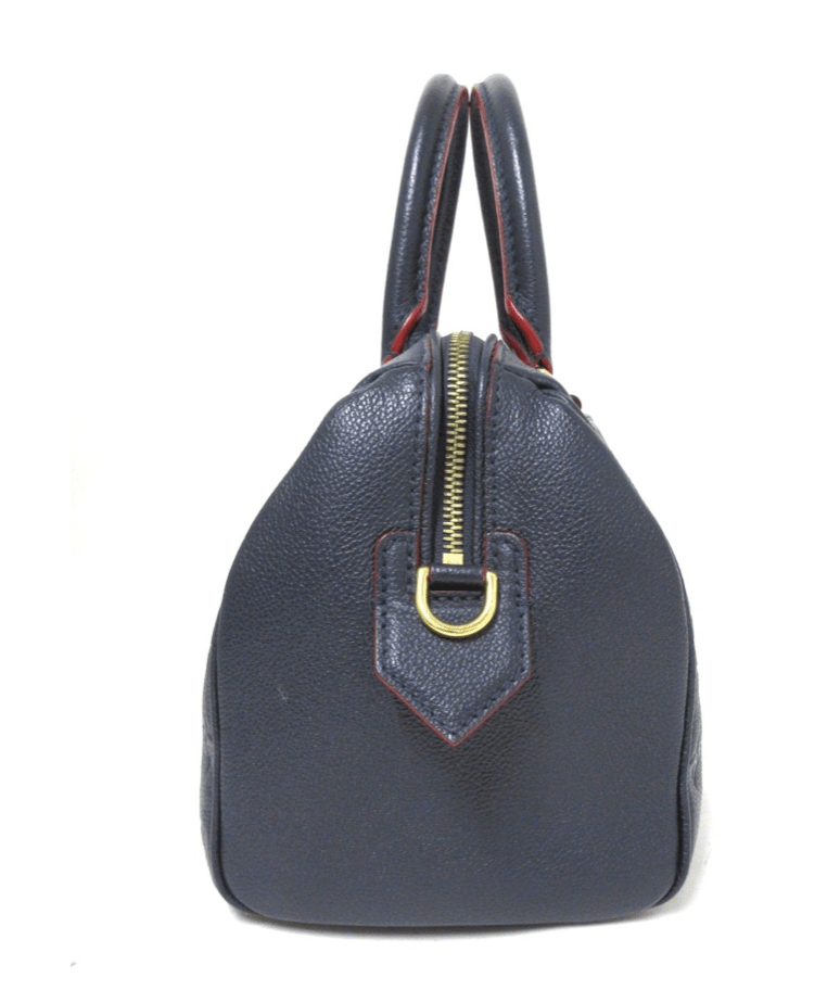 Sac bandouliere Louis vuitton Speedy 25 en cuir monogram empreinte bleu - Soline