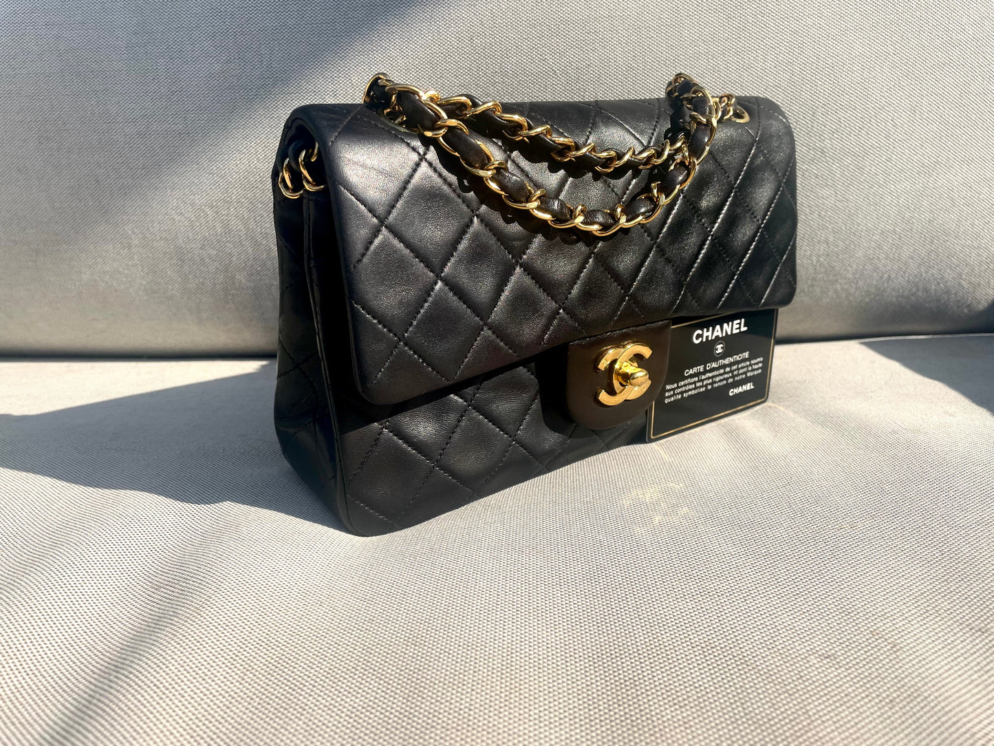 Sac Chanel femme Classique / Timeless noir 11.12 24K - Soline