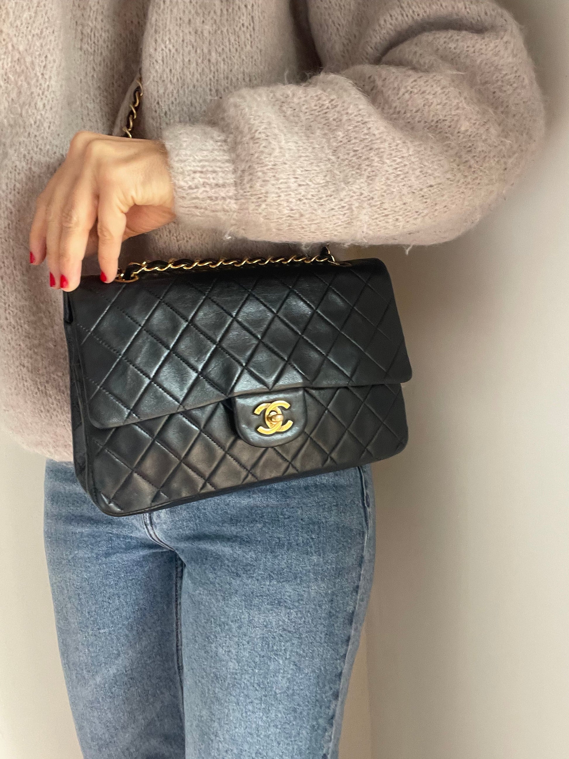 Sac Chanel femme Classique / Timeless noir 11.12 - Soline