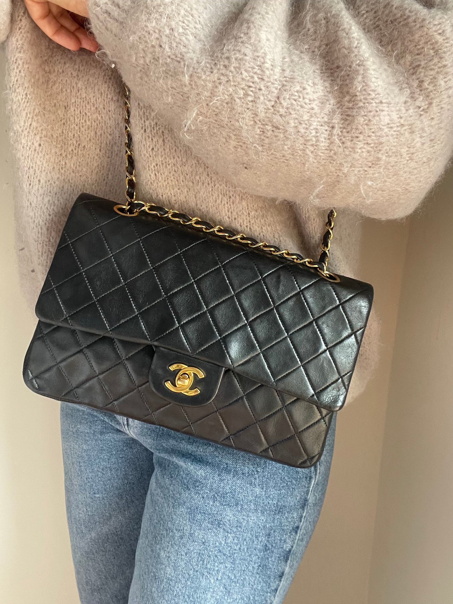 Sac Chanel femme Classique / Timeless noir 11.12 - Soline
