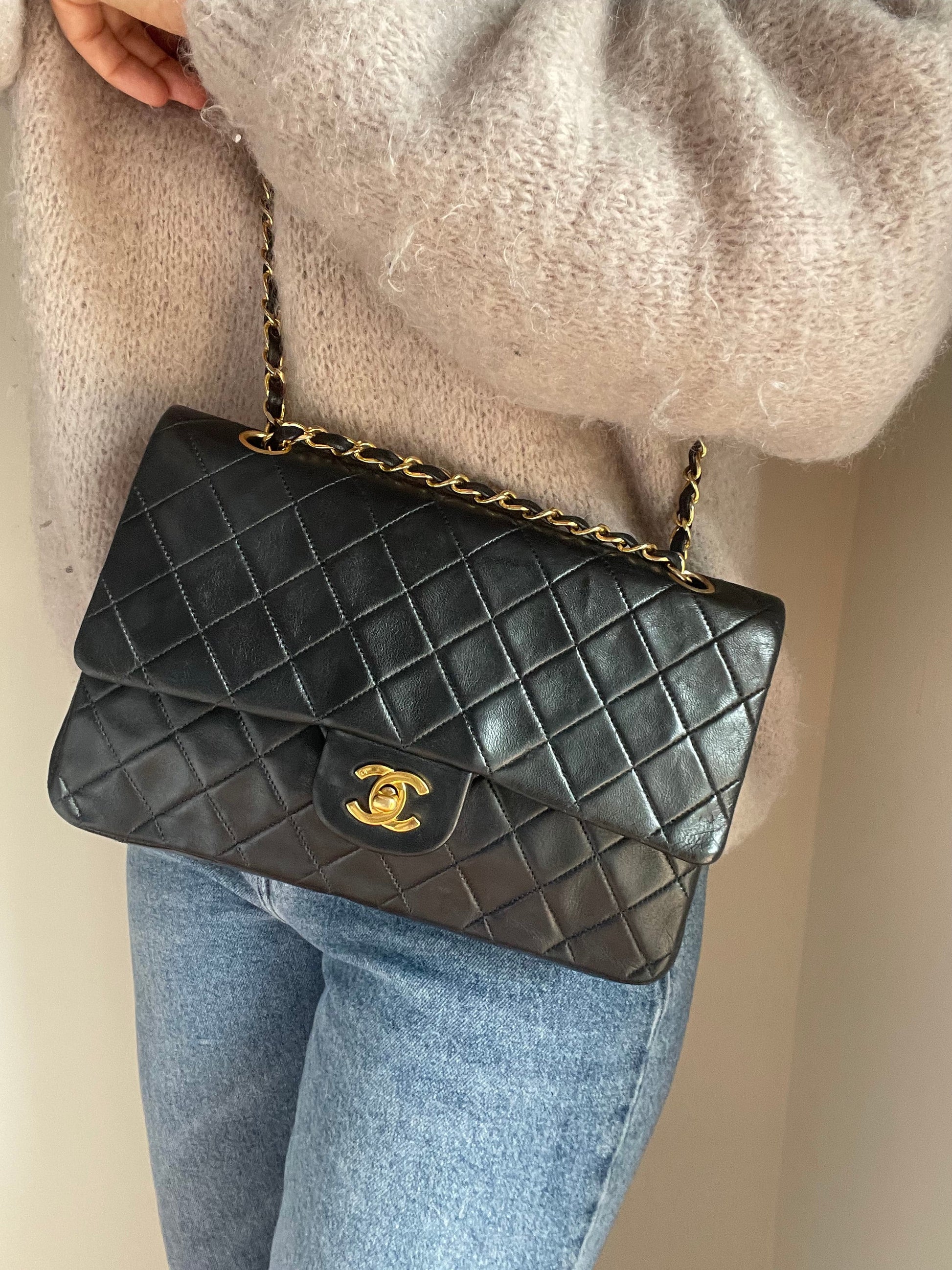 Sac Chanel femme Classique / Timeless noir 11.12 - Soline