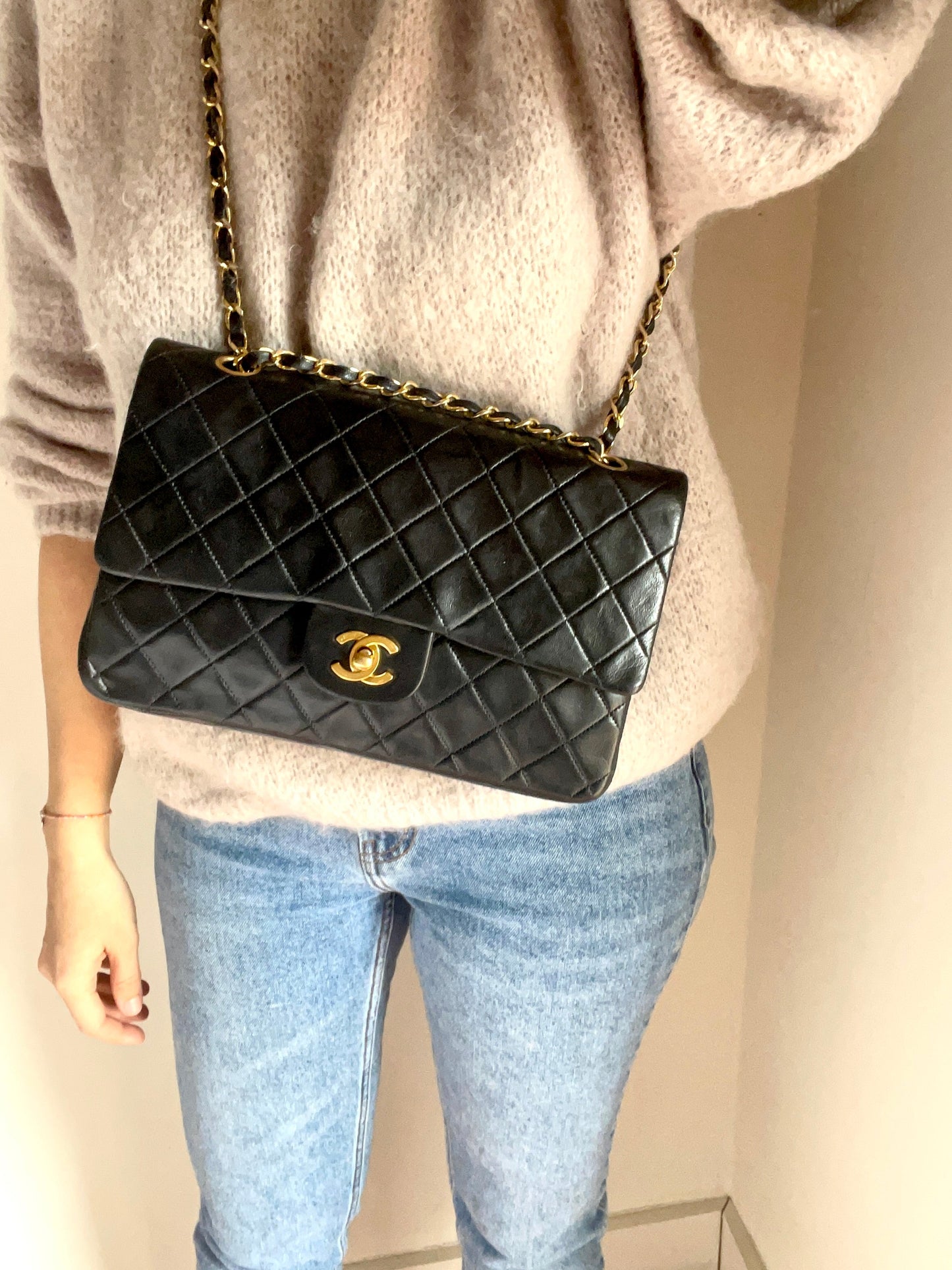 Sac Chanel femme Classique / Timeless noir 11.12 - Soline