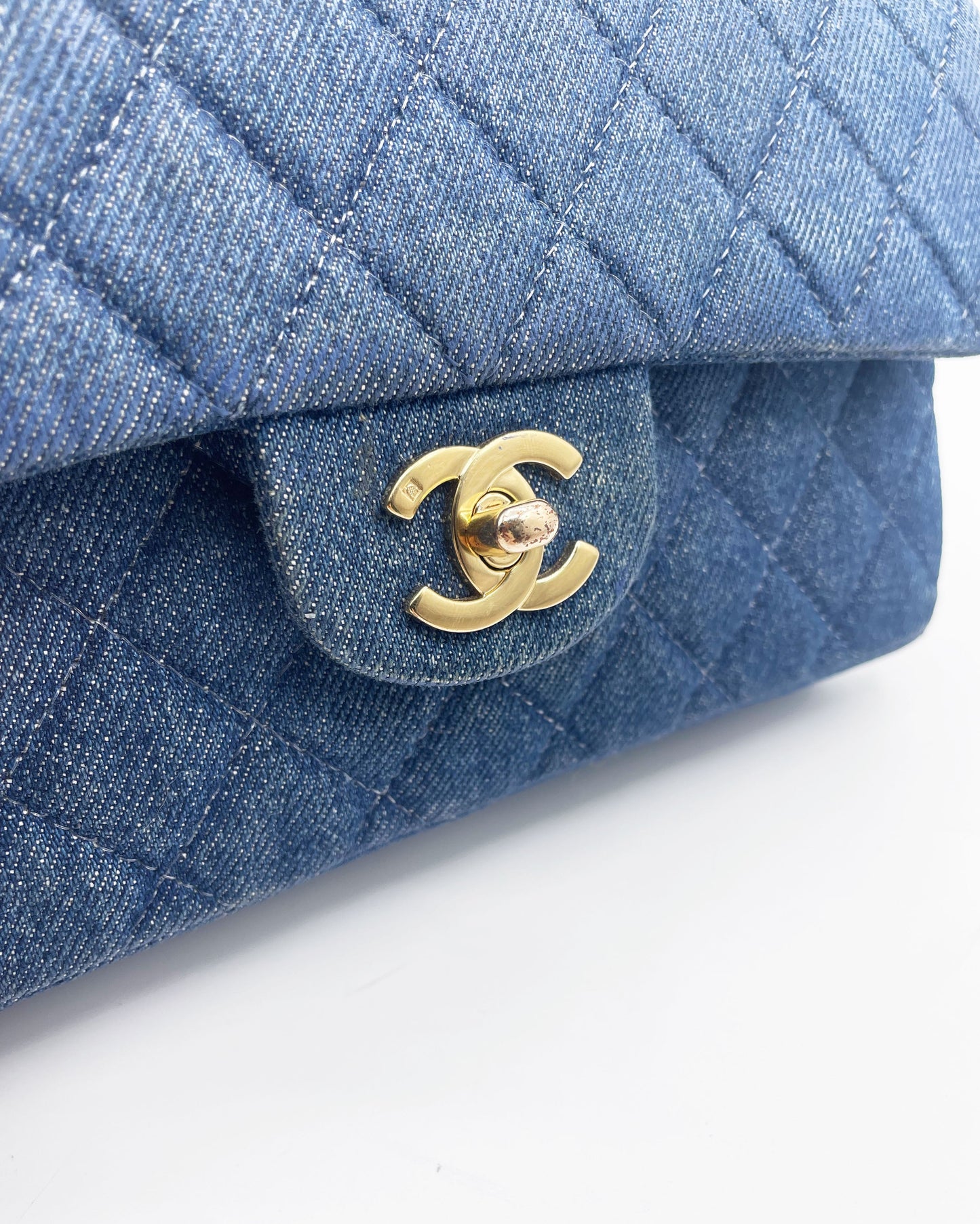 Sac Chanel Femme en Denim Timeless / Classique - Soline